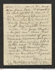 Nachlass Franz Steindachner, Brief von Ethel A. Hopper an Franz Steindachner (22.01.1907), Inv.Nr. 237.05, Seite 4